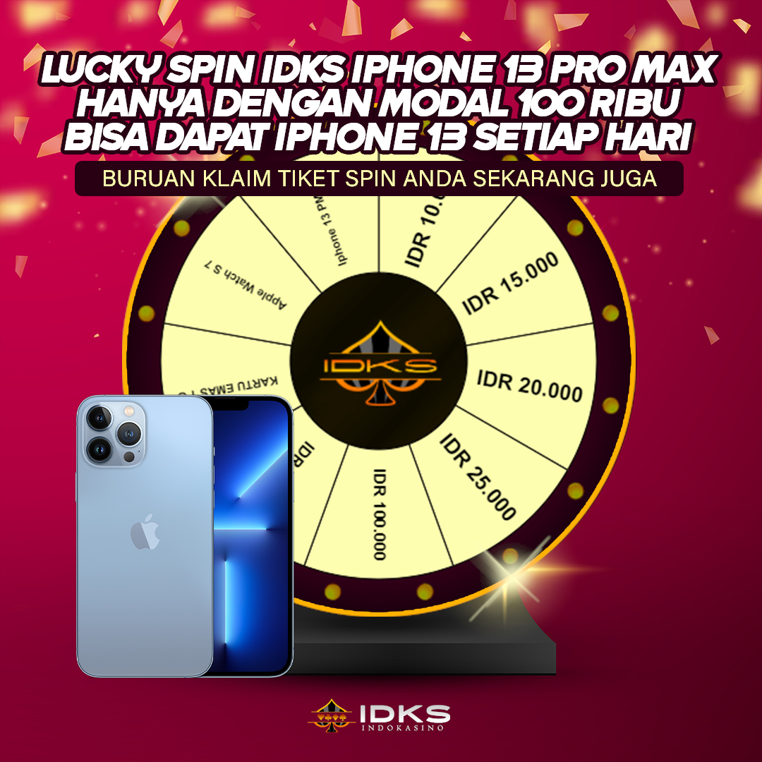 INFOIDKS - EVENT LUCKY SPIN IDKS IPHONE 13 PRO MAX
