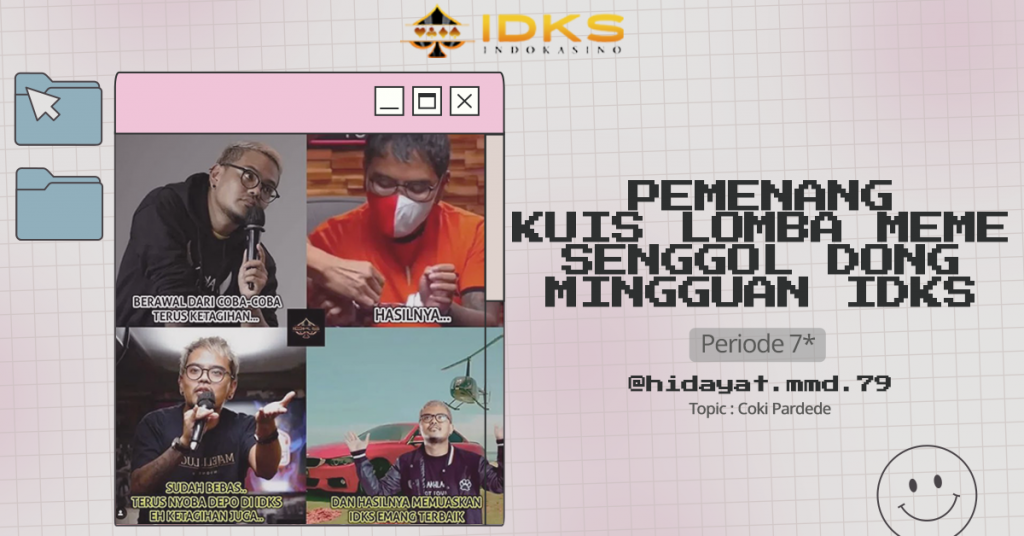Kuis Meme Kreasi hidayat.mmd.79 Pemenang Lomba Senggol Dong || INFOINDOKASINO.COM